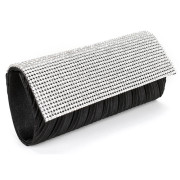 Black-With-Silver-Evening-Bag