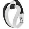leather wrap cuff black