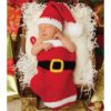santa stocking and hat set