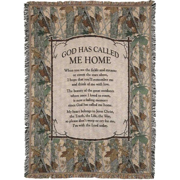 God Has Called Me Home Throw