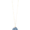 flower necklace blue