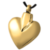 gold heart t