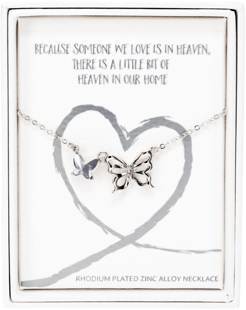 Butterfly Memorial Necklace Rome Inspirations