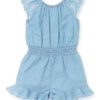 chambray romper