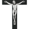 black silver crucifix