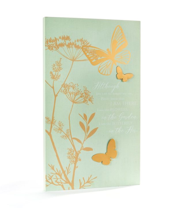 butterfly plaque