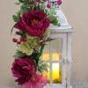 white pink lantern