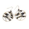 charlie earrings black