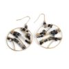 charlie earrings black