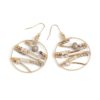 charlie earrings cream