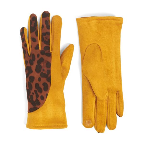 mustard gloves