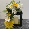 10.5 emb black iron lantern