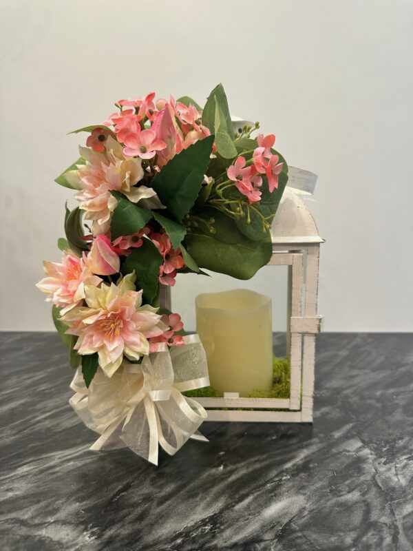 10.5 emb cream iron lantern