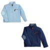 Light blue quarter zip