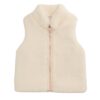 ivory zip vest