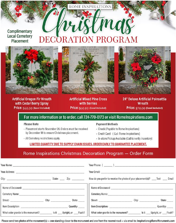 2024 Christmas Decoration Program